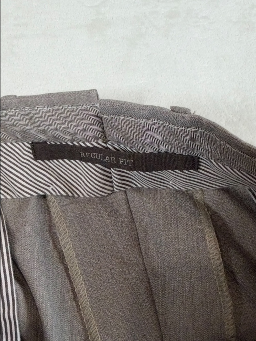 Ermenegildo Zegna High Performance All Season 35W 32L Wool Light Gray Dress Pant - Picture 7 of 10
